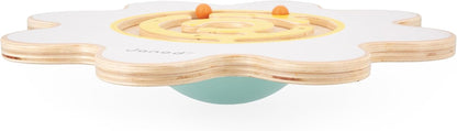 Janod - Sweet Cocoon Flower Balance Board - FSC Wood Toy - Desenvolve um senso de equilíbrio e concentração - Jogo de habilidade para crianças de 5 anos ou mais