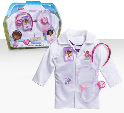 Doc McStuffins JPL90125 Conjunto de fantasias de médico de hospital de brinquedo, roxo