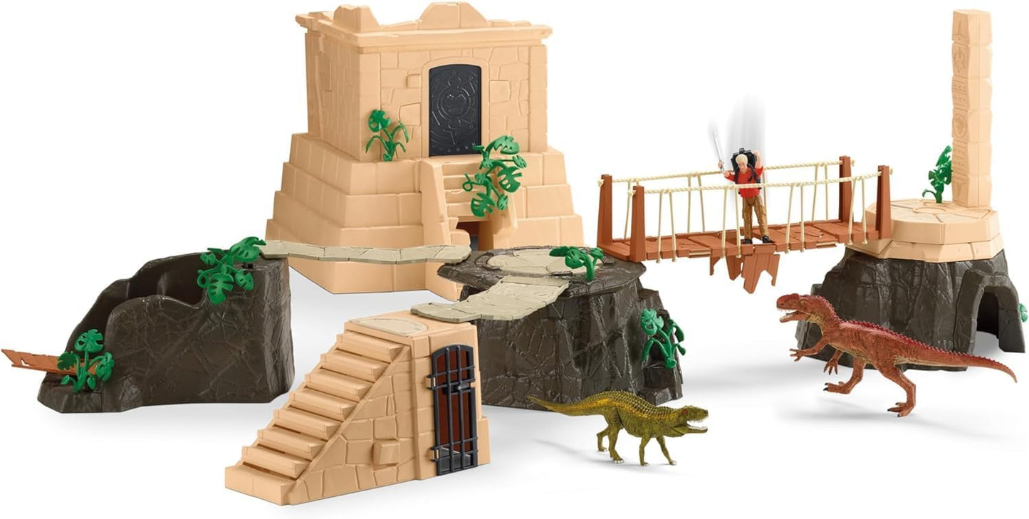 Schleich 42656 Conquista do Templo Dino Mega Set, a partir de 5 anos, DINOSSAUROS - Playset, 169 peças