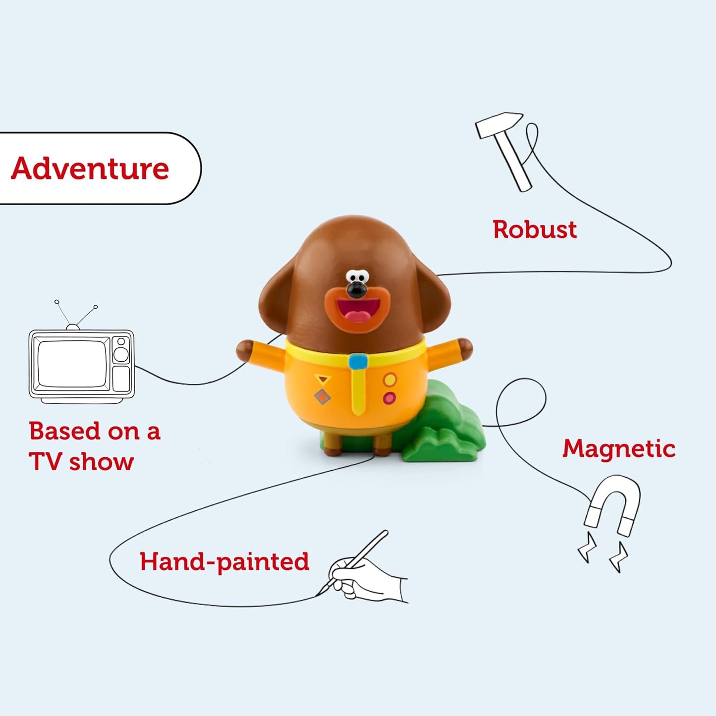 tonies Hey Duggee Audio Character, para uso com Toniebox