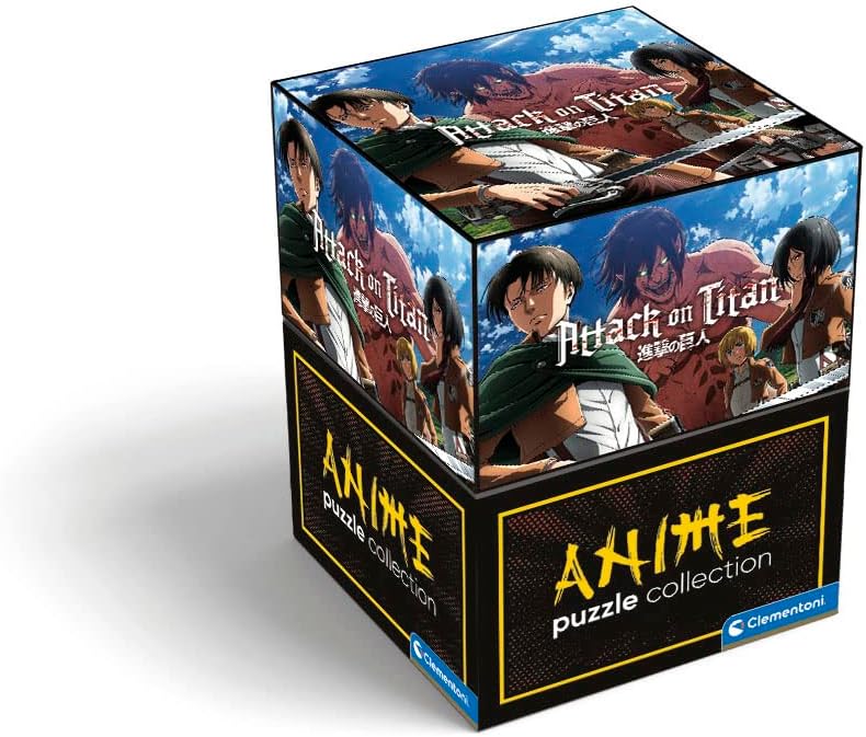 Clementoni - 35139 - Puzzle Attack On Titan - 500 Pièces - Puzzle Adulte, Divertissement Pour Adultes - Fabriqué En Itali