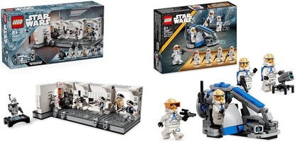 LEGO 75387 Star Wars embarcando no conjunto Tantive IV+8 anos, com 7 minifiguras incl. Darth Vader e ARC Trooper Fives do 25º aniversário