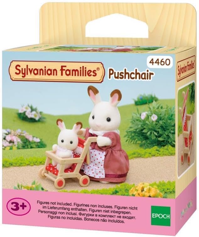 Sylvanian Families Carrinho de bebê - conjunto de casa de bonecas 4460, vermelho