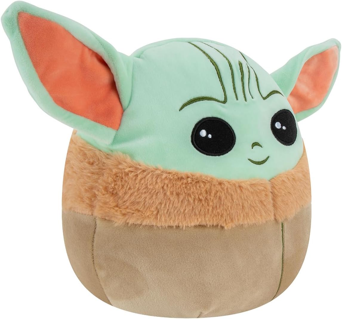 Squishmallows Star Wars 10 polegadas Yoda Plush - Adicione Yoda ao seu esquadrão, pelúcia ultramacia de tamanho médio, brinquedo oficial Kelly de pelúcia