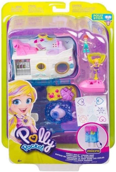 POLLY POCKET Coffret Univers La Croisiere se régale - GKJ49 - Mini-estatueta Coffret - 3 anos et +