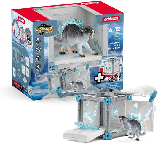 Schleich 42676 BattleCave Ice Rat, a partir de 7 anos, ELDRADOR CREATURES - Playset, 40 peças