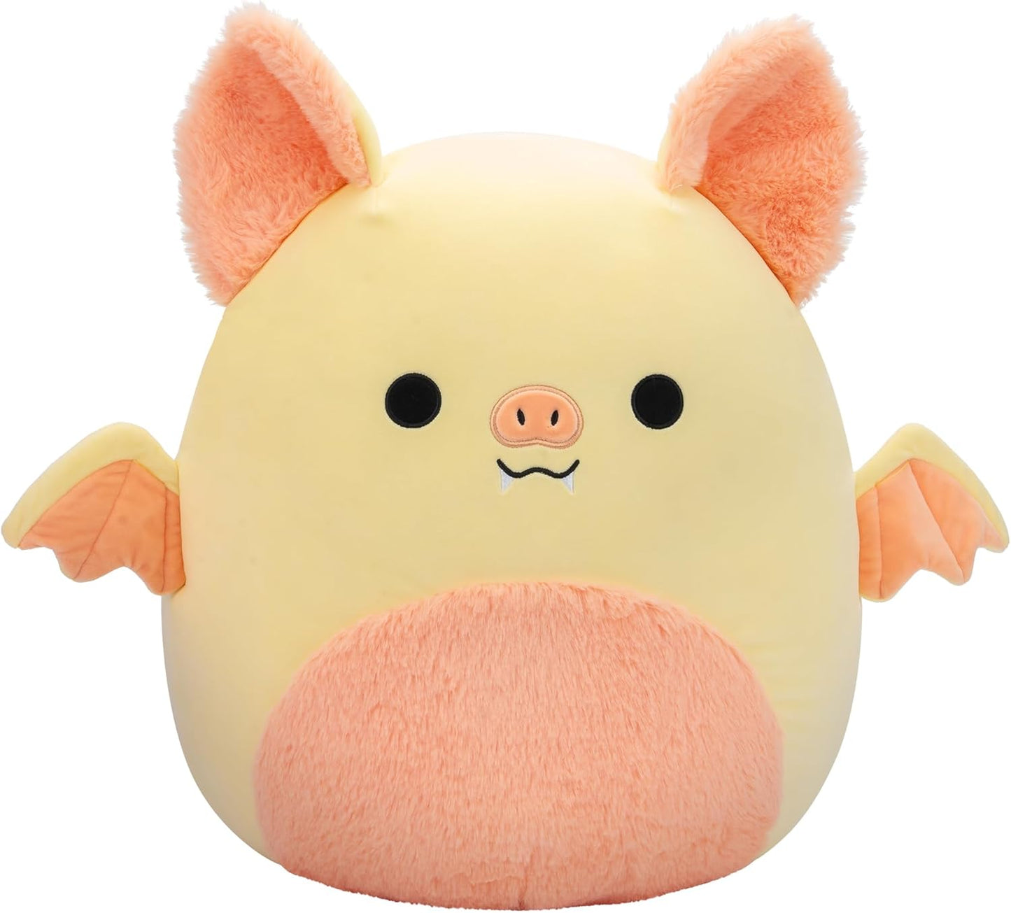 Squishmallows SQCR05482 16 Polegadas-Meghan O Morcego Creme e Rosa com Barriga Fuzzy, Multicor