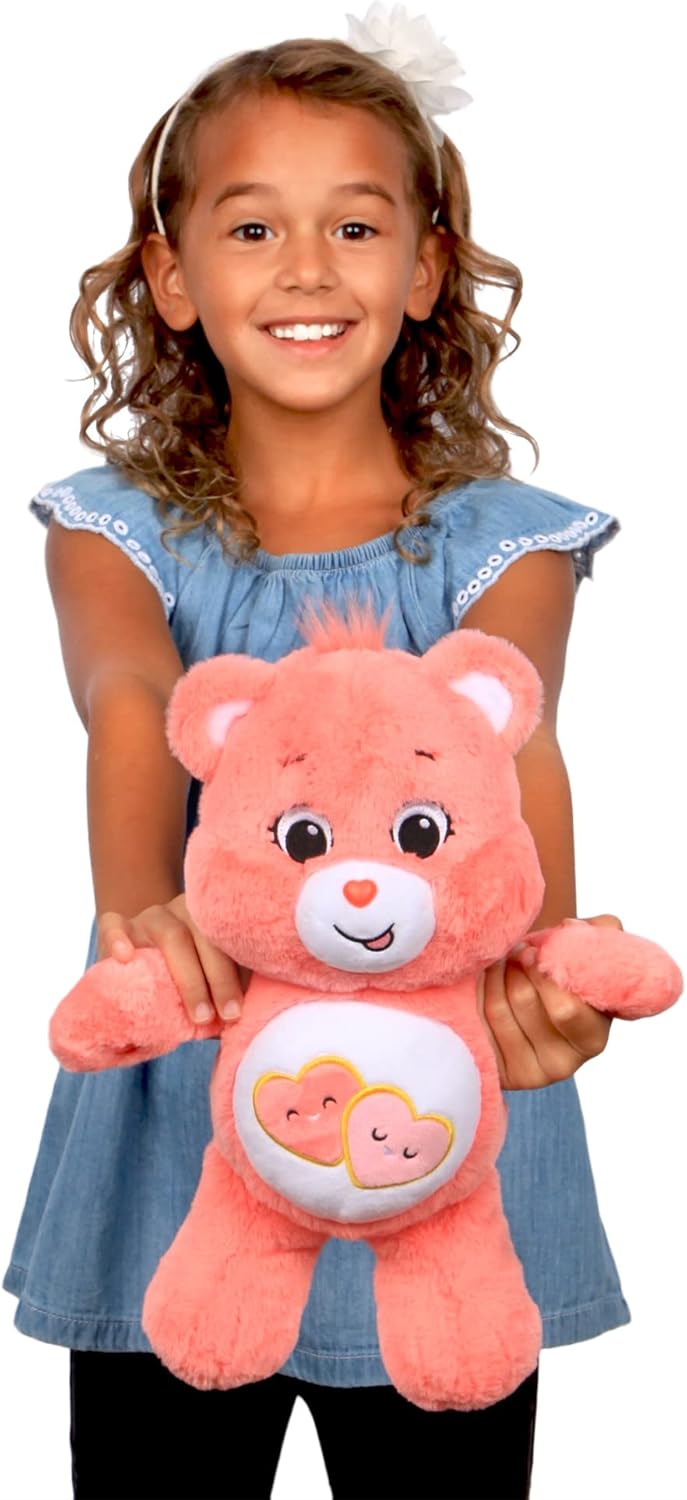 Ursinhos Carinhosos | Urso Love-A-Lot 35cm Pelúcia Média | Brinquedo de pelúcia fofo colecionável, brinquedos fofinhos para crianças, brinquedos macios para meninos e meninas, ursinhos fofos adequados para meninas e meninos de 4 anos ou mais