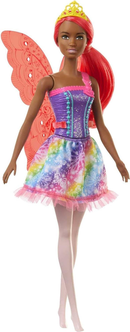 Muñeca Barbie Hada GJK01 Dreamtopia, Negra