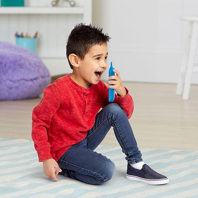 VTech KidiGear Walkie Talkies Explorer, Walkie Talkies externos com conexão digital segura, tocha, efeitos de voz, animações e jogos, brinquedo para crianças de 5, 6, 7 anos ou mais, versão em inglês