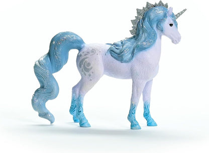 Schleich 70823 BAYALA Flowy Unicorn Mare Figurine para maiores de 5 anos, Preto