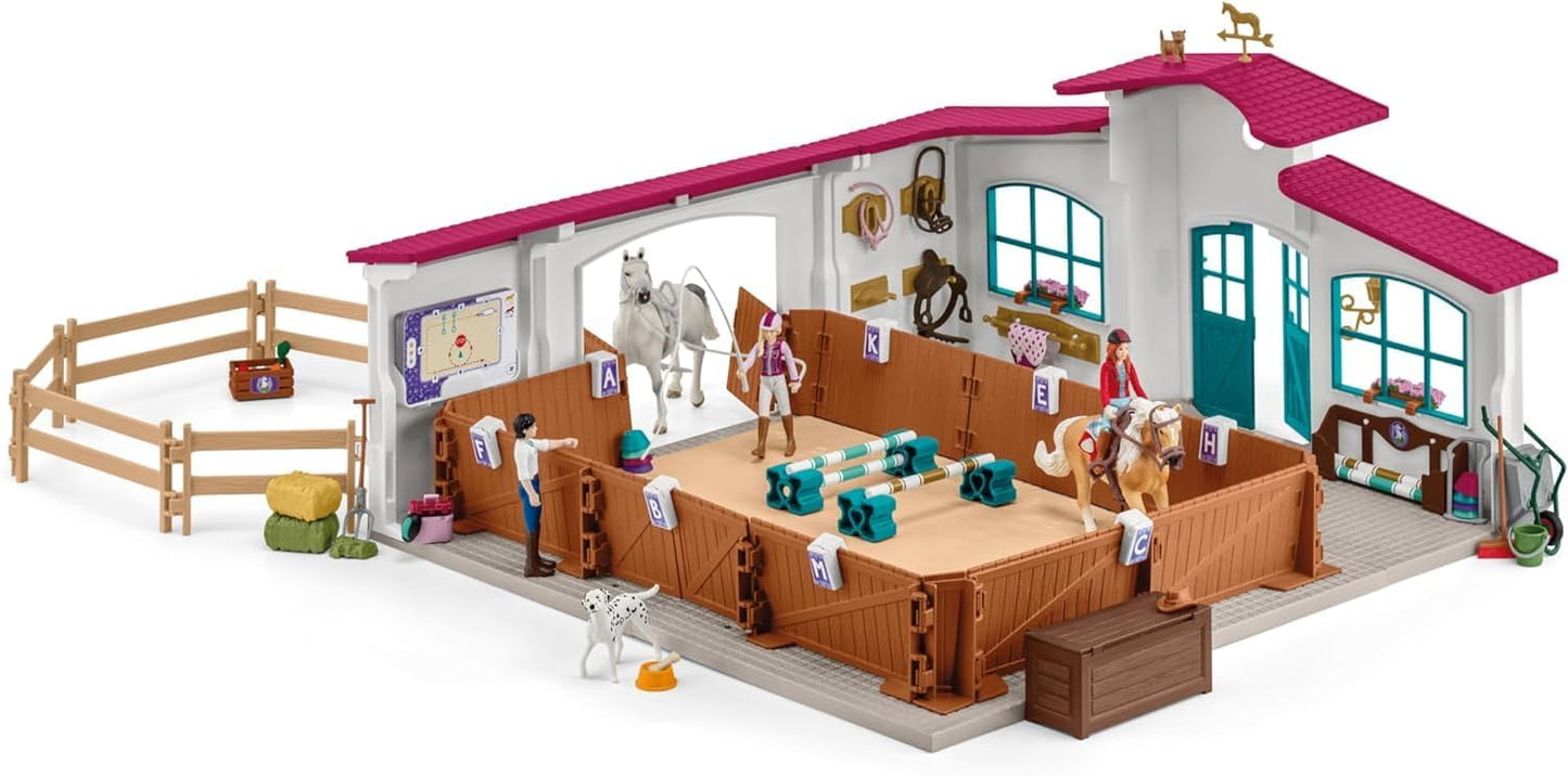 Schleich 42639 Picadeiro Peppertree, a partir de 5 anos, HORSE CLUB - Playset, 179 peças