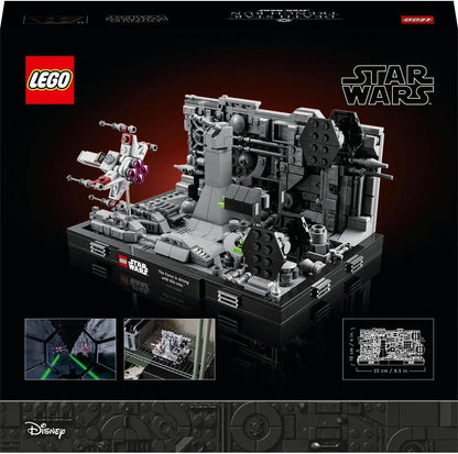 LEGO Star Wars Death Star Trench Run Diorama 75329 Kit de construção criativa para adultos; Cena colecionável construída em tijolos para exibição; Diversão ou presente de aniversário para fãs