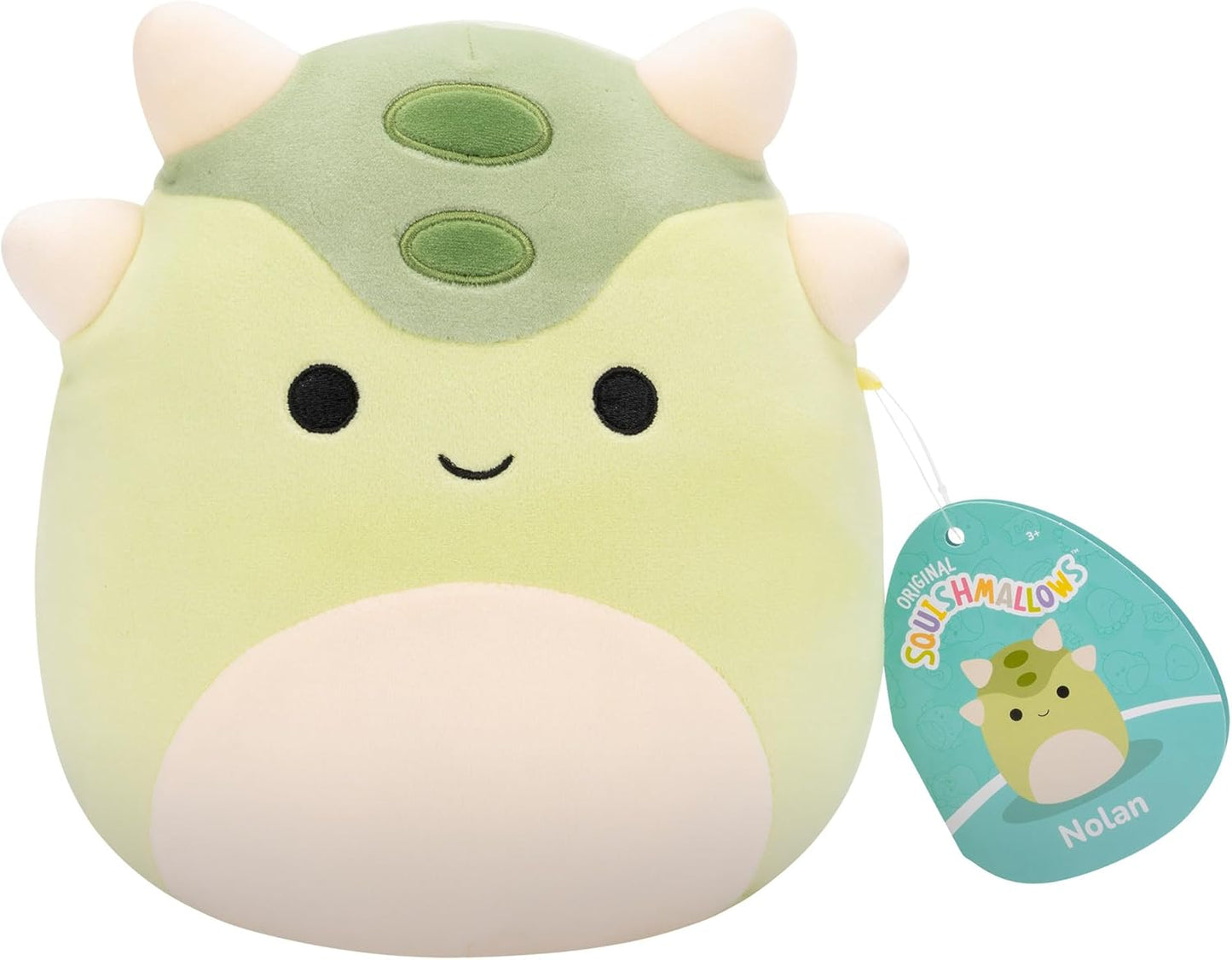 Squishmallows Original 7,5 Polegadas - Nolan, o Dino Blindado Verde