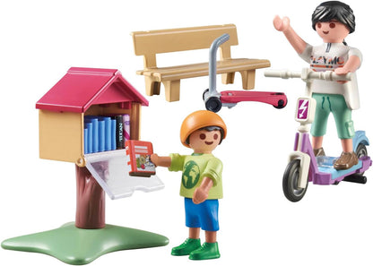 Playmobil Troca de livros para leitores ávidos