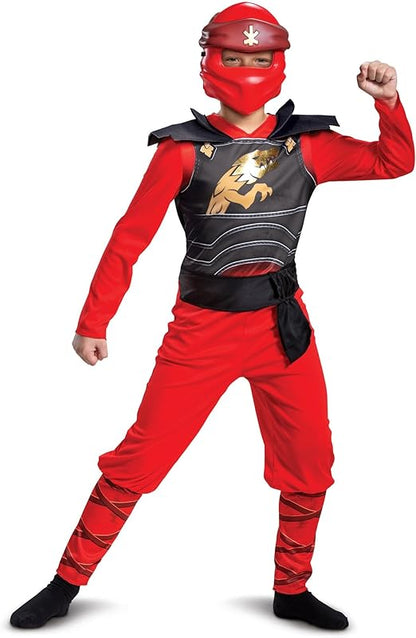 DISGUISE Fantasia infantil unissex Lego Red Kai Ninjago