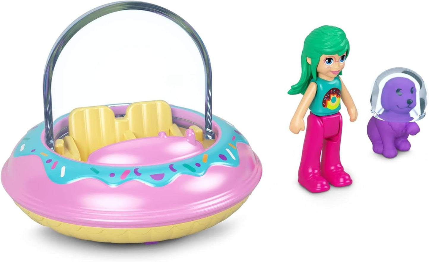 Polly Pocket Conjuntos de jogos de veículos incríveis de HKV55-HKV57