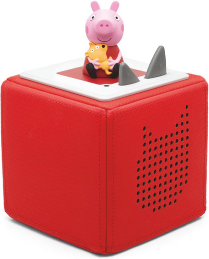 tonies Toniebox Peppa Pig Starter Set incluindo Peppa Pig Tonie, brinquedos infantis, brinquedos educativos para crianças de 3 anos ou mais, audiolivros sem tela e tocadores de música infantil