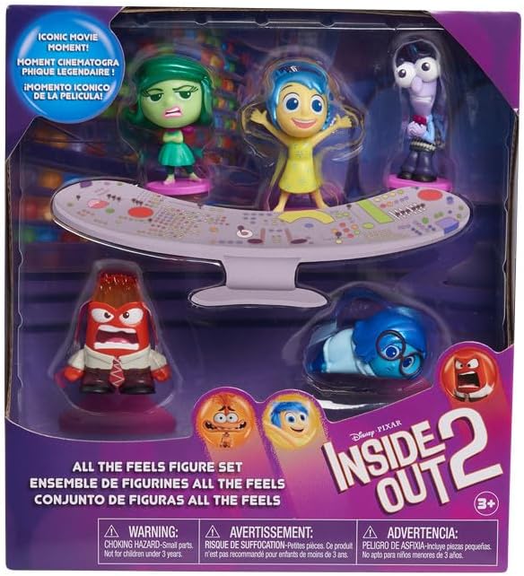 Conjunto de figuras Inside Out 2 All the Feels