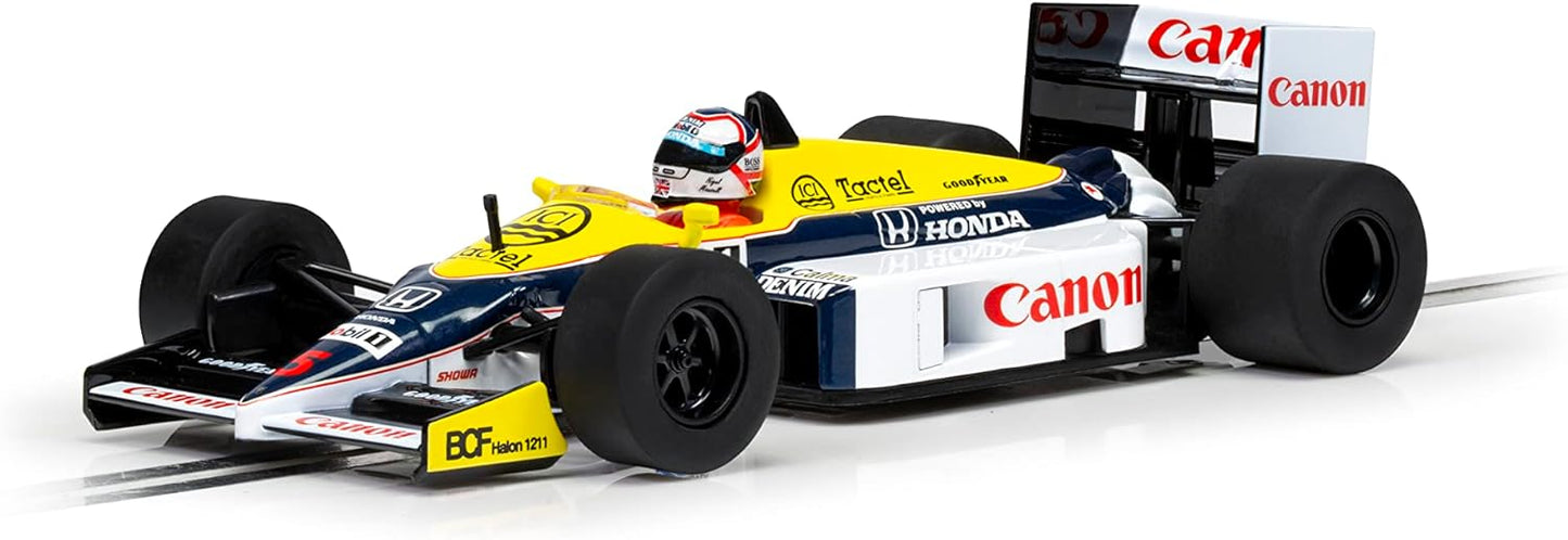 Scalextric Williams FW11-1986 Grande Prêmio da Inglaterra - Nigel Mansell. Grande Prêmio. Legendas