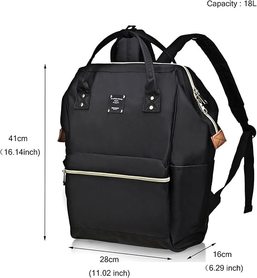 Bebamour Mochila Informal para Computadora Portátil, Mochila para Computadora Portátil para Hombres Y Mujeres De 15.6 Pulgadas, Mochila Escolar Impermeable para Viajes/Negocios/Universidad/Computadora