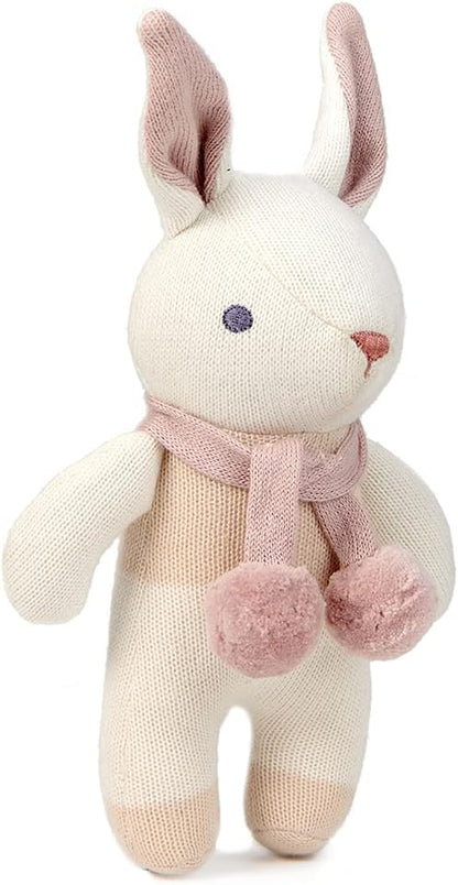 ThreadBear Design Conjunto de presente Baby Threads Bunny Cream - Presente para bebê