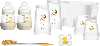 MAM Kit de Mamadeiras Easy Start para recém-nascido, 9 itens  (130, 160, 260ml)