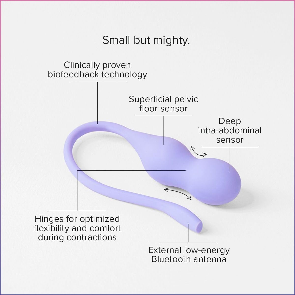 Perifit Care + | Exercitador de assoalho pélvico com aplicativo | Treinador de Kegel | Fortaleça o assoalho pélvico, obtenha melhor controle da bexiga, suporte pélvico mais forte e recuperação pós-parto mais rápida