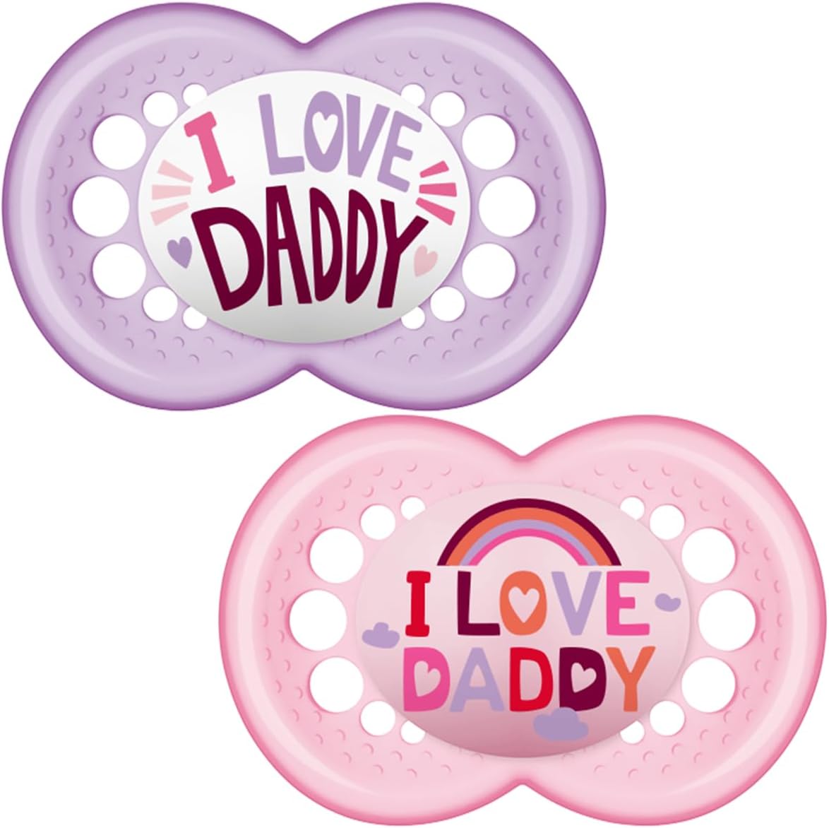 MAM Chupeta Cute 6+M 2PK - Girl Daddy