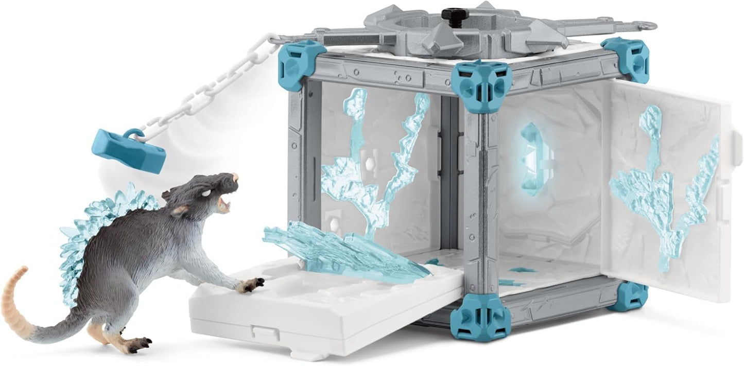 Schleich 42676 BattleCave Ice Rat, a partir de 7 anos, ELDRADOR CREATURES - Playset, 40 peças