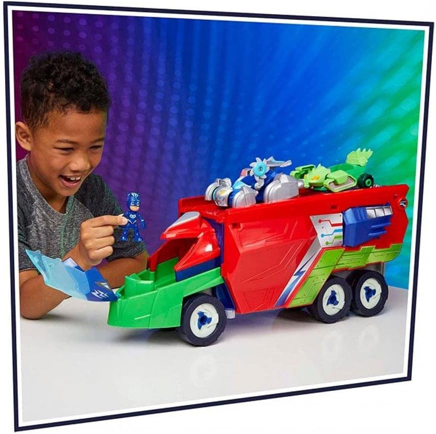 PJ Masks PJ lança brinquedo pré-escolar Seeker, transformando conjunto de veículo PJ Seeker para crianças de 3 anos ou mais