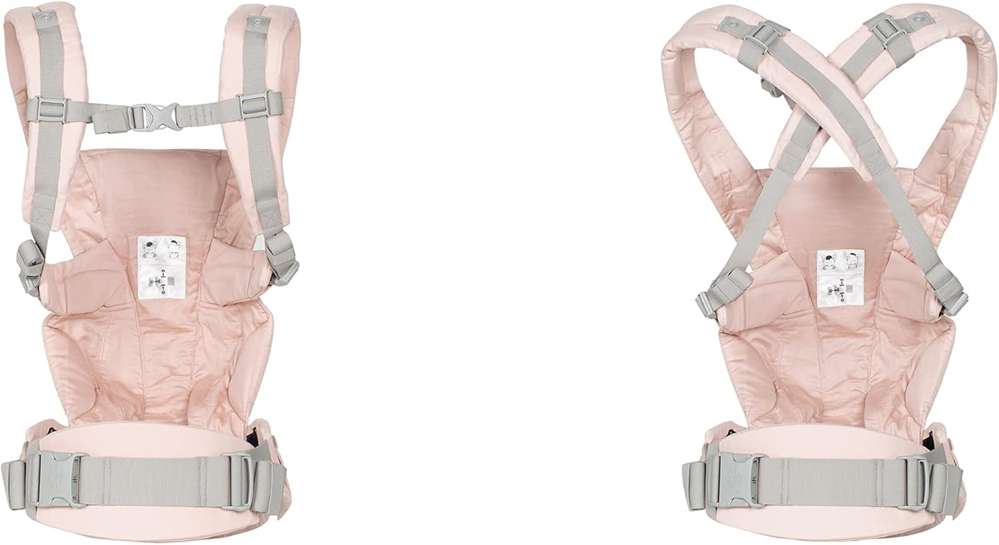 Ergobaby Omni Dream Portabebés, portabebés para recién nacidos desde el nacimiento hasta los 20,4 kg, 4 posiciones (cuarzo rosa)