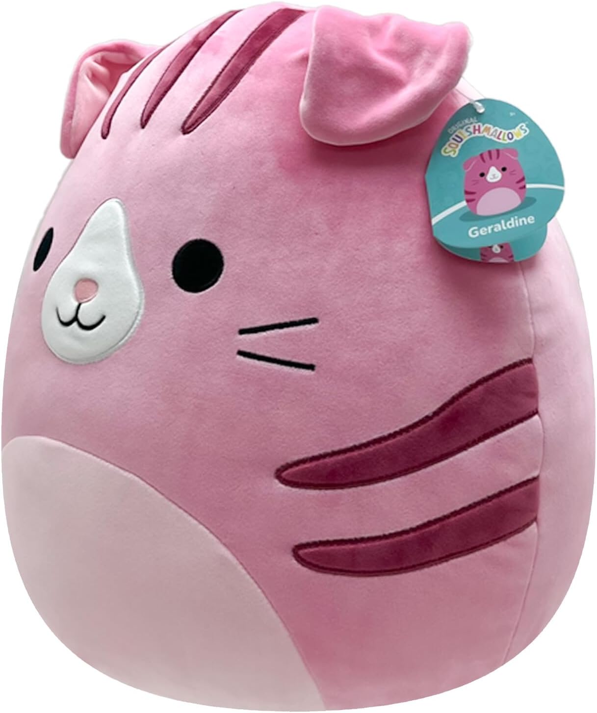 Squishmallows SQCR04201 16" Geraldine, Geraldone Rosa Scottish Fold Cat