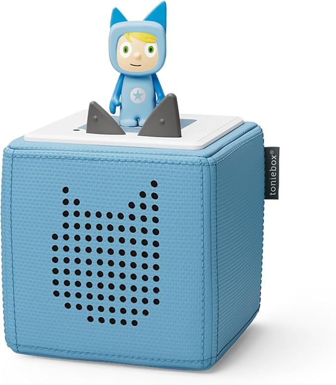 Tonies - Toniebox Wireless Musical Storybox Starter Set em INGLÊS, incluindo 1 Creative, Azul