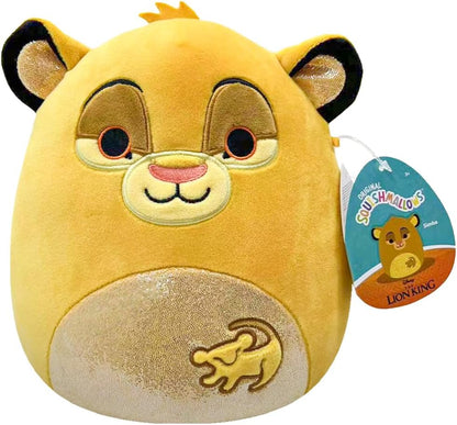 Squishmallows Original Simba de 8 pulgadas - El Rey León Disney Plush