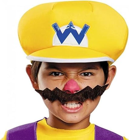 DISGUISE 98815G Wario Deluxe Super Mario Bros. Nintendo Costume, Grande/10-12, Multicolor, L (10-12)