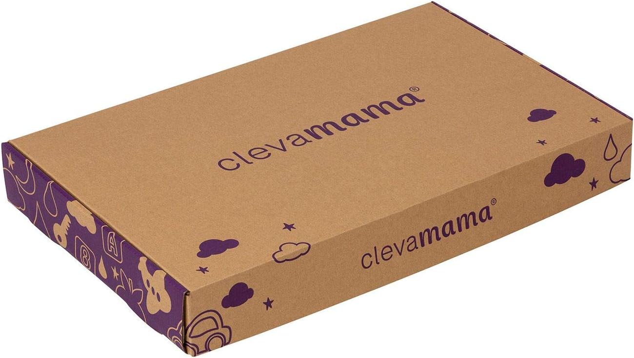 Clevamama Almohada Junior para Niños (3+) de Espuma Reflex Support, Transpirable con Esencias de Lavanda para un Sueño Relajante - 40x60x7 cm