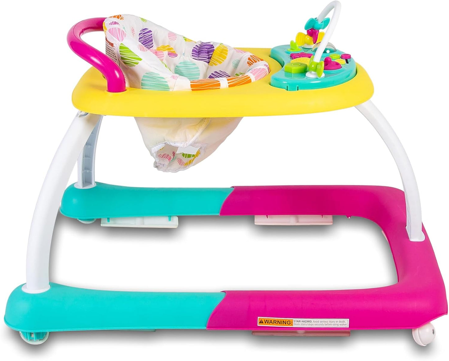 Red Kite Baby Go Round Kiddo Walker e Push Along combinados rosa (50cm x 62cm x 75cm)