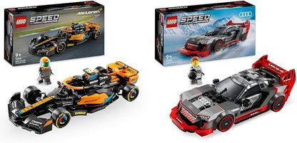 LEGO Speed Champions 2023 McLaren Formula 1 Race Car Toy para crianças de 9 anos ou mais, meninos e meninas que amam brincadeiras independentes, conjunto de modelos de veículos edificáveis, decoração de quarto infantil, presente de aniversário 76919