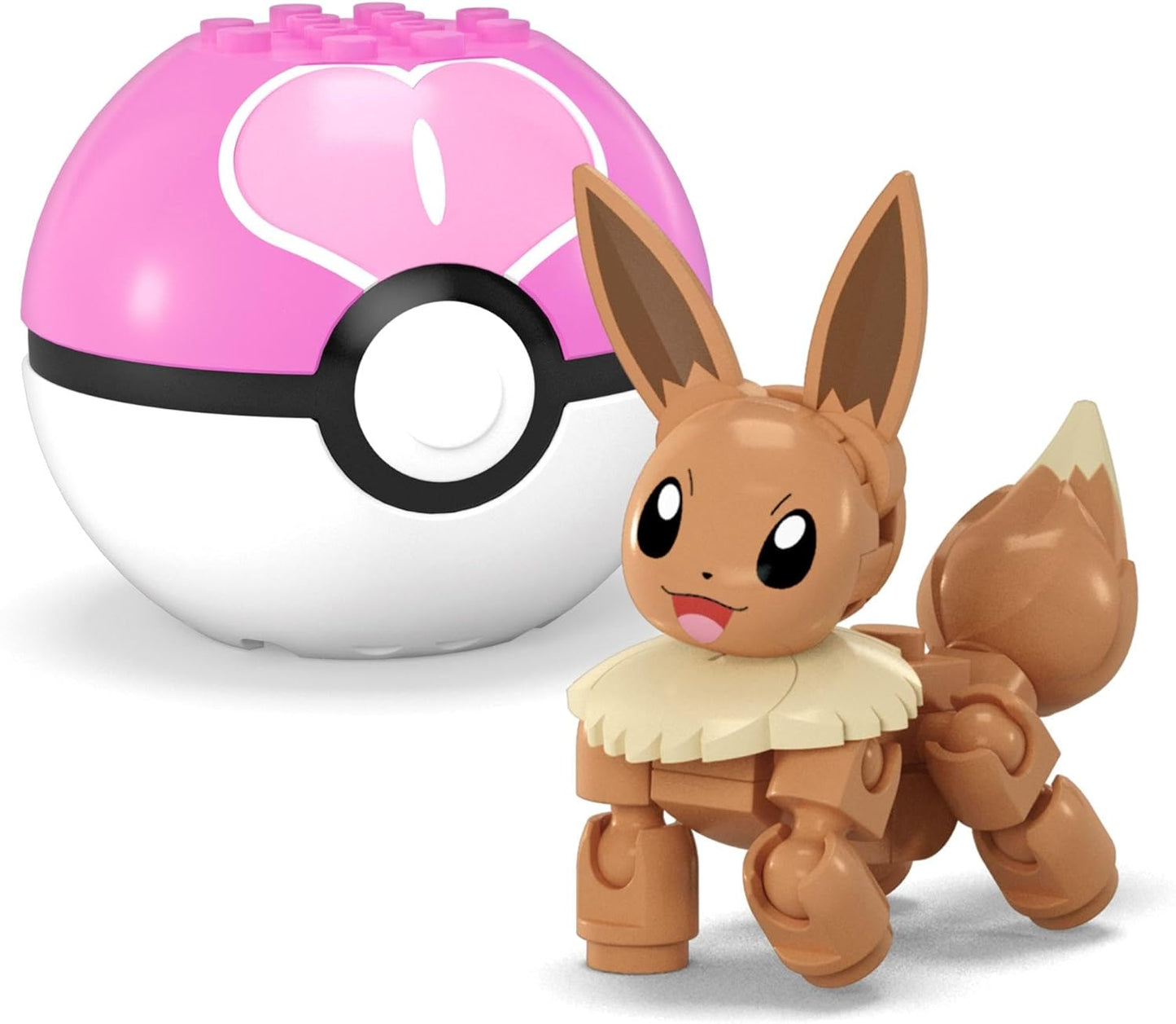 MEGA Conjunto de brinquedos de construção Pokémon Squirtle e Cubone com 45 peças, 2 personagens articulados e Pokébola, 2 polegadas de altura, para crianças, HXP15