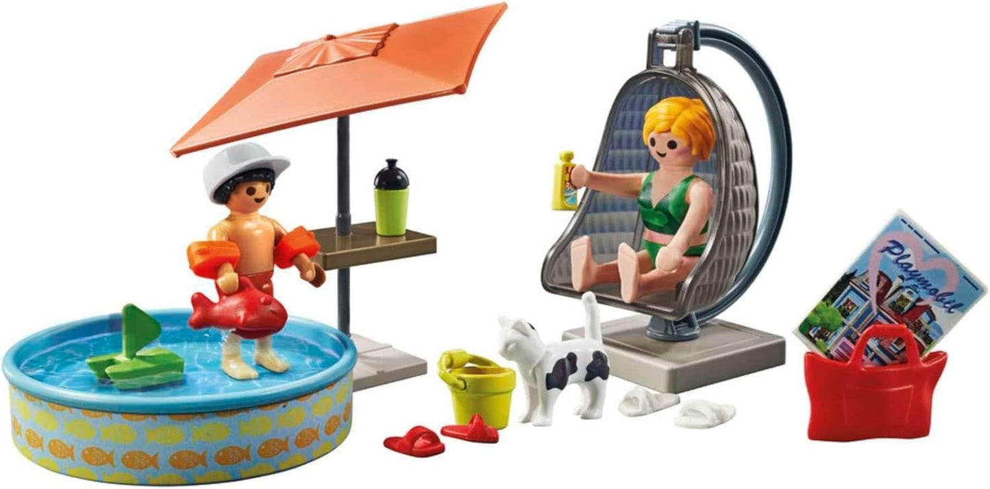 Playmobil 71476 My Life: Splashing Fun in the Garden Starter Pack, brinquedo para presentear e encenação divertida e imaginativa, conjuntos de jogos adequados para crianças a partir de 4 anos