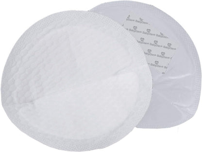 BabyDan Almohadillas de lactancia ultrasuaves, almohadillas desechables para lactancia y bombeo, color blanco, paquete de 24