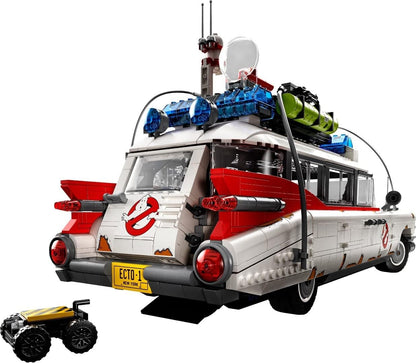 LEGO Icons Ghostbusters ECTO-1 Kit para carro, conjunto grande para adultos, ideia de presente para homens, mulheres, ela, ele, modelo colecionável para exibição, decoração nostálgica para casa 10274