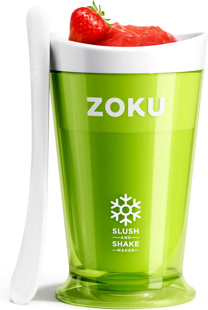 Zoku ZK113-GN Granizadora y batidora, Green Slushy, Plástico