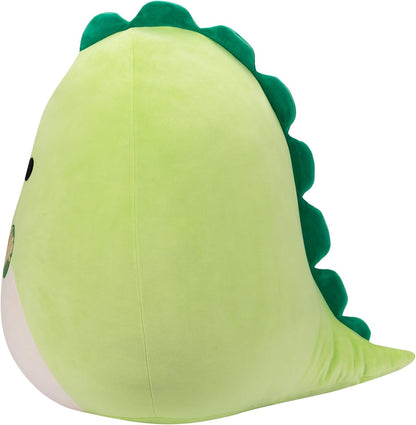 Squishmallows  SQCR04220 20" Danny O Dino Verde, Preto