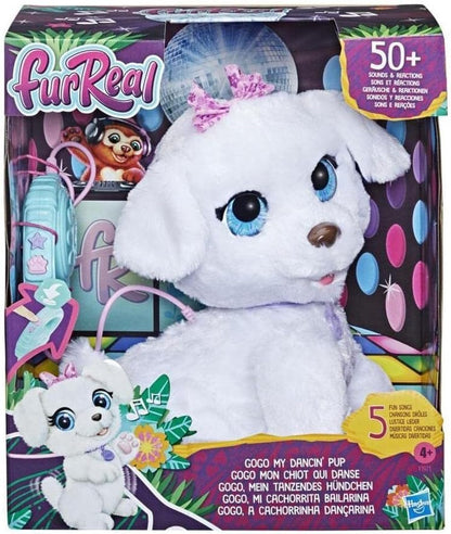 Brinquedo interativo FurReal GoGo My Dancin' Pup, animal de estimação eletrônico, brinquedo de dança, mais de 50 sons e reações, a partir de 4 anos