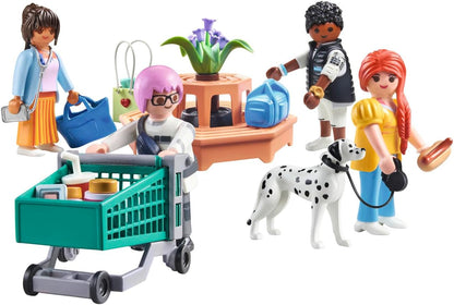 Playmobil Toy Figures Playset MyLife: MyFigures Shopping (80 peças, maiores de 5 anos, unissex)