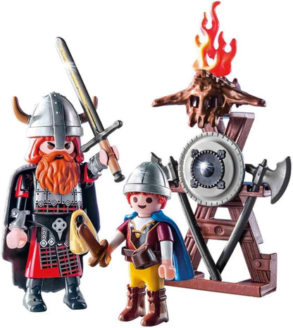 Playmobil 9209 Vikings com ovo de presente de escudo, dramatização divertida e imaginativa, conjuntos adequados para crianças de 4 anos ou mais