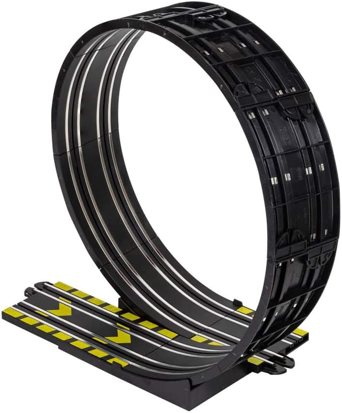 Scalextric Pacote de extensão de trilha Micro Scalextric - Retas e curvas - Amplie seu layout em 148 cm, inclui 6 retas de 150 mm e 4 curvas de 45 graus, acessórios Micro Scalextric