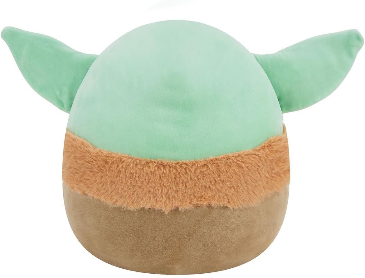 Squishmallows Star Wars 10 polegadas Yoda Plush - Adicione Yoda ao seu esquadrão, pelúcia ultramacia de tamanho médio, brinquedo oficial Kelly de pelúcia